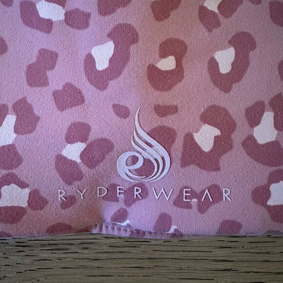 Ryderwear Adapt One Shoulder Sports Bra Size S | Pink Leopard Print - Picture 6 of 8